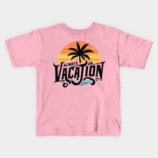 Endless Summer Saga: Palm Paradise Getaway Kids T-Shirt